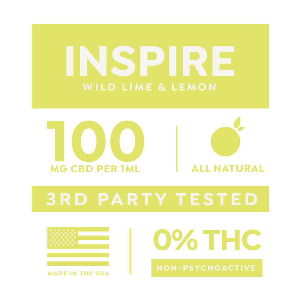 Inspire 1000mg/10ml CBD Drops